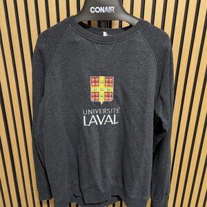 Université Laval Grey Crewneck Sweatshirt – Size XL
